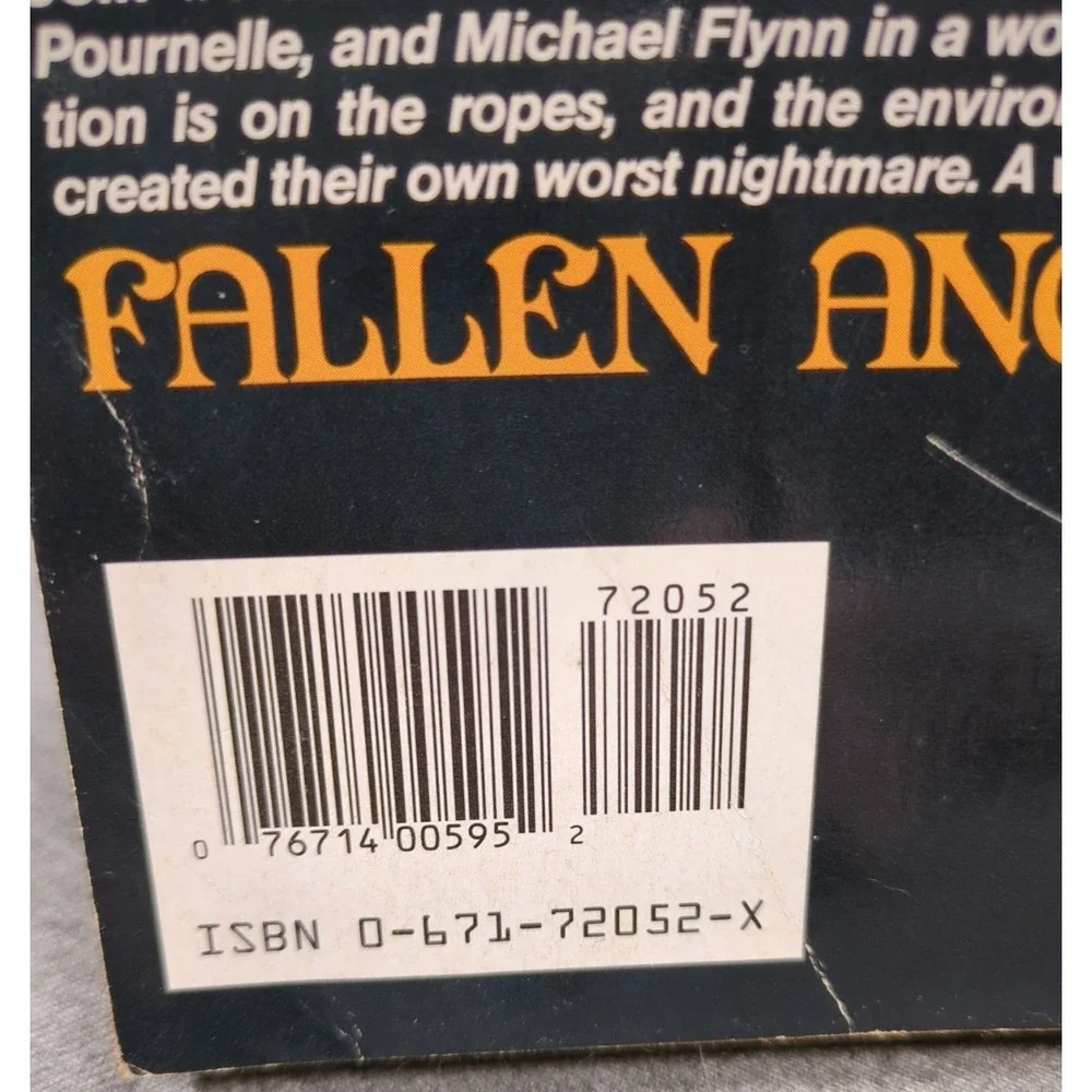 Fallen Angels Larry Niven Jerry Pournelle Baen Books 1st Printing 1991 VTG‎ PB